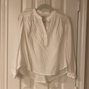 Madewell 1/4 Button down top